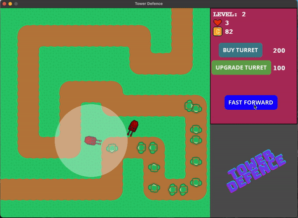 Tower Defence RL agent