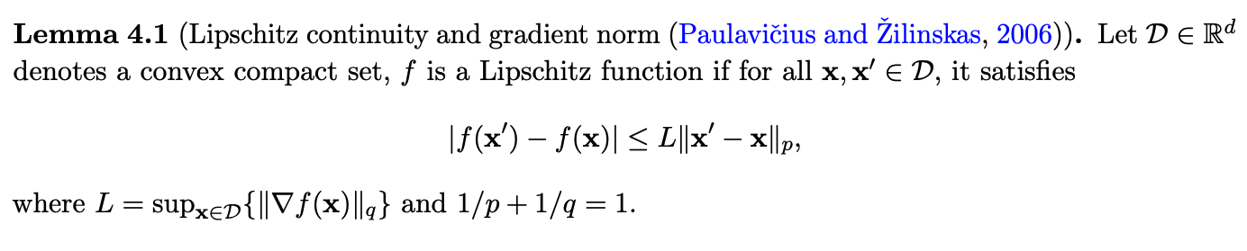 Lipschitz Continuity